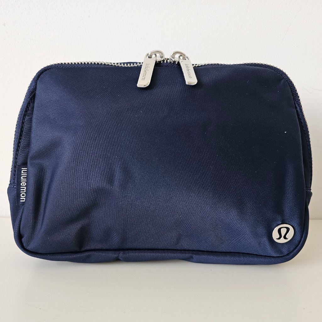 Nwt Lululemon Trnv/Slvr Blue Silver Everywhere Belt Bag Metal Hardware Large 2l
